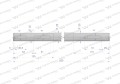 Wałek ramy krótki zastosowanie Kosiarka rotacyjna polska 1.35 Waryński 5070010210-13584