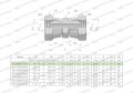 Złączka hydrauliczna calowa AA 1/4" BSP Waryński ( sprzedawane po 2 )-24931