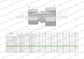 Złączka hydrauliczna metryczna AA M22x1.5 15L x M16x1.5 10L Waryński ( sprzedawane po 5 )-29591
