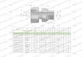 Przyłączka hydrauliczna AB (EVGE) M12x1.5 06L x 1/8" BSP ED Waryński ( sprzedawane po 2 )-25126