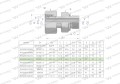 Przyłączka hydrauliczna AB (EVGE) M18x1.5 12L x 3/8" BSP ED Waryński ( sprzedawane po 2 )-25144