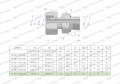 Przyłączka hydrauliczna metryczna AB (EVGE) M26x1.5 18L x M22x1.5 ED Waryński ( sprzedawane po 2 )-25120