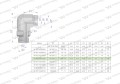 Kolanko hydrauliczne nastawne BB M18x1.5 12L x 3/8"BSP z regulacją Waryński ( sprzedawane po 2 )-24819