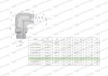Kolanko hydrauliczne nastawne BB M26x1.5 18L x 1/2"BSP z regulacją Waryński-24831