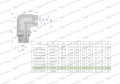 Kolanko hydrauliczne nastawne BB M30x2 22L x 3/4"BSP z regulacją Waryński-24837
