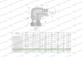 Kolanko hydrauliczne calowe AB 1 1/4" BSP Waryński-25879