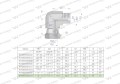 Kolanko hydrauliczne calowe AB 1 1/2" BSP Waryński-25885