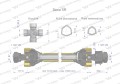 Wał przegubowo-teleskopowy 1010-1500mm 620Nm sprzęgło jednokierunkowe 60270 CE 2020 seria 5R WARYŃSKI-29512
