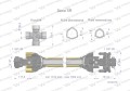 Wał przegubowo-teleskopowy 1010-1550mm 620Nm sprzęgło cierne 1200Nm 60970 CE 2020 seria 5R WARYŃSKI-29518