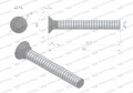 Śruba kpl. płużna podsadzana D 608 M10x80 mm kl.10.9 Waryński ( sprzedawane po 25 )-17616