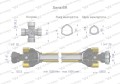 Wał przegubowo-teleskopowy 1250-1900mm 830Nm Z6 - 1 3/4 CE 2020 seria 6R Waryński-36264