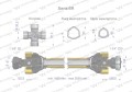 Wał przegubowo-teleskopowy 1450-2050mm 830Nm Z20 - 1 3/4 CE 2020 seria 6R Waryński-35555