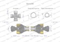 Wał przegubowo-teleskopowy 300-350mm 830Nm Z21 z dwóch stron CE 2020 seria 6R Waryński APL00126 długość 430-35608