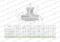 Trójnik hydrauliczny symetryczny calowy BAB 1" BSP (XEVT) Waryński-25779