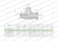 Trójnik hydrauliczny niesymetryczny calowy BBA 3/8" BSP (XEVL) Waryński-25671