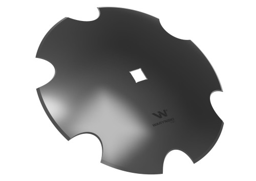 Talerz uzębiony Z-6 fi 460 otwór 30x30 stal borowa WARYŃSKI R 1202030150-37878