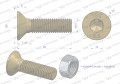 Śruba kpl. M12x45 - imbus 10 DIN7991 ( sprzedawane po 25 ) Waryński-36246