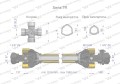 Wał przegubowo-teleskopowy 1010-1560mm 970Nm sprzęgło z kołkiem 2200Nm CE 2020 seria 7R Waryński-36273