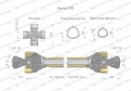Wał przegubowo-teleskopowy 460-630mm 970Nm CE 2020 seria 7R Waryński-30226