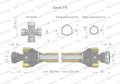 Wał przegubowo-teleskopowy 1660-2350mm 970Nm Z6 - 1 3/4 CE 2020 seria 7R Waryński-35508