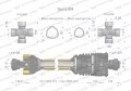 Wał przegubowo-teleskopowy 1510-2290mm 1240Nm szerokokątny Z21 CE 2020 seria 8R Waryński-35605