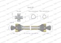 Wał przegubowo-teleskopowy 1010-1540mm 1240Nm CE 2020 seria 8R Waryński-30278