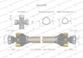 Wał przegubowo-teleskopowy 1010-1540mm 1240Nm Z20 - 1 3/4  z dwóch stron CE 2020 seria 8R Waryński-35518