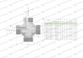 Czwórnik hydrauliczny metryczny BBBB M12x1.5 06L Waryński-25032