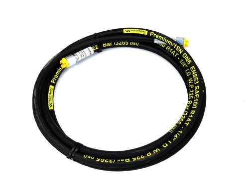 Przewód hydrauliczny 225 bar gwint M14x1.5 DKOL proste L-3500mm DN06-1SN (AA-06-3500; P51P51) 22.5MPa Waryński-37612