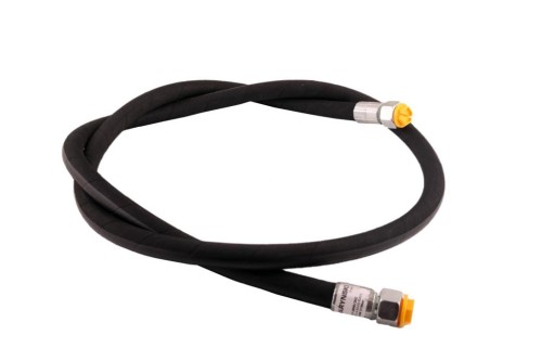 Przewód hydrauliczny 275 bar gwint DKR/DKR 1/2" BSP proste L-2000mm DN12-2SN (C11C11/211/13-2000) 27.5 Mpa-23334