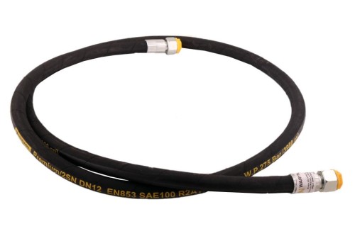 Przewód hydrauliczny 275 bar gwint M22x1.5 proste L-2200mm DN12-2SN (AA-13-2200; P11P11) 27.5MPa Waryński-23304