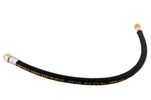 Przewód hydrauliczny 275 bar gwint M22x1.5 proste L-800mm DN12-2SN 7214/07-082/0 . 7214/07-083/0 Cyklop (AB-13-800; P11P21)  27.5MPa Waryński-23312