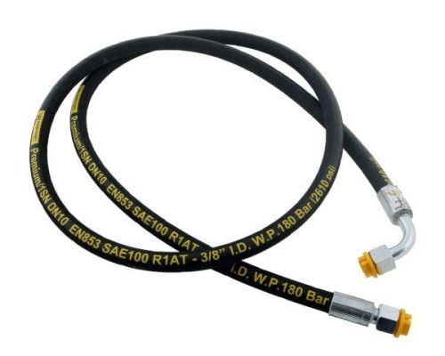 Przewód hydrauliczny gwint M18x1.5 prosta/90 stopni (kolanko) L-2000mm DN10-1SN (AK-10-2000; P11P12) 18.0MPa Waryński-12561