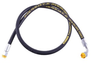 Przewód hydrauliczny 180 bar gwint M18x1.5 prosta/90 stopni L-700mm DN10-1SN (AK-10-700; P11P12) 18MPa Waryński