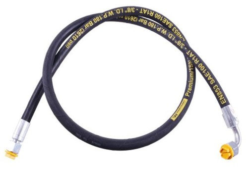 Przewód hydrauliczny 180 bar gwint M18x1.5 prosta/90 stopni L-700mm DN10-1SN (AK-10-700; P11P12) 18MPa Waryński-23231