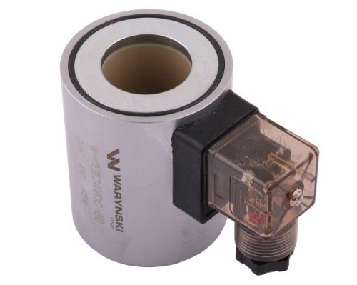 Cewka dzielnika elektrozaworu W-E12DVS6/2-80L. W-E12DVS3/2-80L  24V DC 48W Waryński-18138