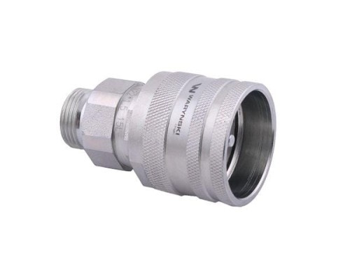 Szybkozłącze hydrauliczne skręcane wtyczka M22x1.5 gwint zewnętrzny 300bar Waryński-15170