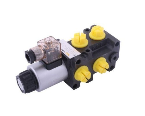 Dzielnik, zawór, elektrozawór kierunkowy elektromagnetyczny kontroli W-E12DVS6/2 (DVS6/50L) G1/2" 50L Waryński-13098