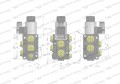 Dzielnik, zawór, elektrozawór kierunkowy elektromagnetyczny kontroli W-E12DVS6/2 (DVS6/50L) G1/2" 50L Waryński-13102