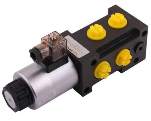 Dzielnik. zawór. elektrozawór kierunkowy elektromagnetyczny kontroli W-E12DVS6/2-80L G1/2" 12V 80L Waryński-18128