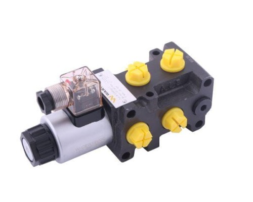 Dzielnik, zawór, elektrozawór kierunkowy elektromagnetyczny kontroli W-E38DVS6/2 (DVS6/50 L/MIN) G3/8" 50L Waryński-13103