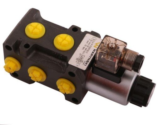 Dzielnik. zawór. elektrozawór kierunkowy elektromagnetyczny kontroli W-E38DVS6/2 (DVS6/50 L/MIN) G3/8" 50L (24V DC) Waryński-21258