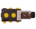 Dzielnik. zawór. elektrozawór kierunkowy elektromagnetyczny kontroli W-E38DVS6/2 (DVS6/50 L/MIN) G3/8" 50L (24V DC) Waryński-21259