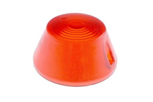 Klosz lampy obrysowej czerwony niski D-47/D-50 Przyczepa-2677