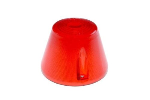 Klosz lampy obrysowej czerwony wysoki D-47/D-50 Przyczepa-654