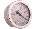 Wakuometr glicerynowy M63 (-1 do 0 bar) tylne przyłącze G1/4" POLMO-21721