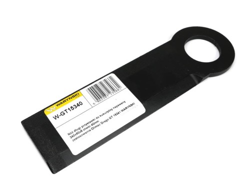 Nóż długi przystawki do kukurydzy napawany 240x60x6 otwór 40mm zastosowanie Olimac Drago GT 15341 WARYŃSKI-40290