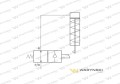 Zawór odcinająco-zwrotny (ogranicznik posuwu/skoku) 2/2 M22x1.5 15L z otworami mocującymi 350 bar Waryński-18248