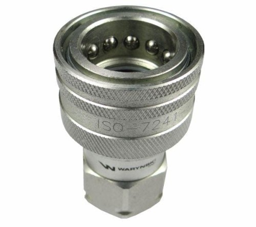 Szybkozłącze hydrauliczne gniazdo M14x1.5 gwint zewnętrzny EURO (9100814G) (ISO 7241-A) Waryński-10797