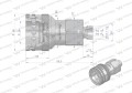 Szybkozłącze hydrauliczne gniazdo M14x1.5 gwint zewnętrzny EURO (9100814G) (ISO 7241-A) Waryński-10799